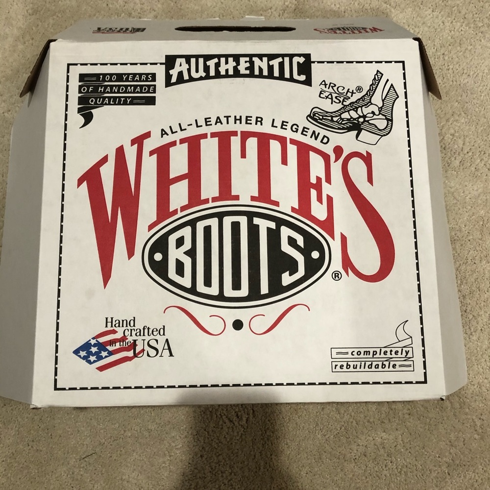 BRAND NEW WHITE’S BOOTS